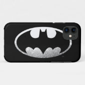 Batman Symbol | Grainy-Logo Case-Mate iPhone Hülle (Rückseite (Horizontal))