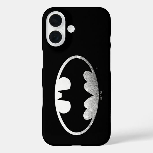 Batman Symbol | Grainy-Logo Case-Mate iPhone Hülle (Rückseite)