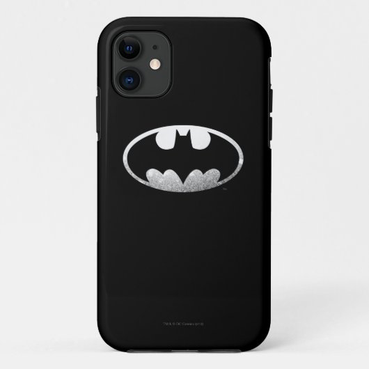 Batman Symbol | Grainy-Logo Case-Mate iPhone Hülle (Rückseite)