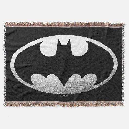 Batman Symbol | Grainy-Logo Decke (Vorderseite)