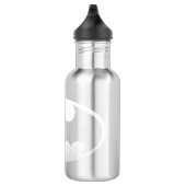 Batman Symbol | Grainy-Logo Edelstahlflasche (Rechts)