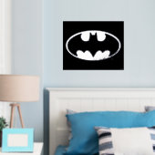 Batman Symbol | Grainy-Logo Foliendrucke (In Situ (Schlafzimmer))