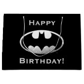 Batman Symbol | Grainy-Logo Große Geschenktüte (Vorderseite)