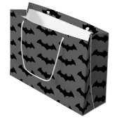 Batman Symbol | Grainy-Logo Große Geschenktüte (Vorderseite Schrägansicht)