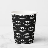 Batman Symbol | Grainy-Logo Pappbecher (Rückseite)