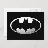 Batman Symbol | Grainy-Logo Postkarte (Vorne/Hinten)