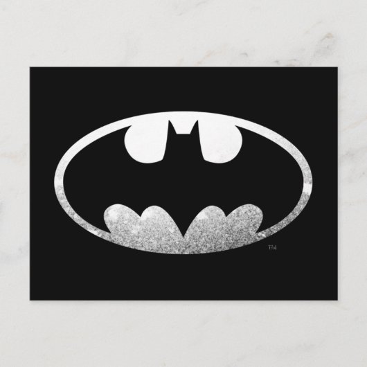 Batman Symbol | Grainy-Logo Postkarte (Vorderseite)