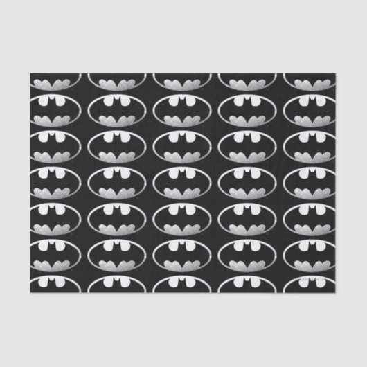 Batman Symbol | Grainy Logo Seidenpapier (Vorderseite)