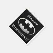 Batman Symbol | Grainy-Logo Serviette (Ecke)