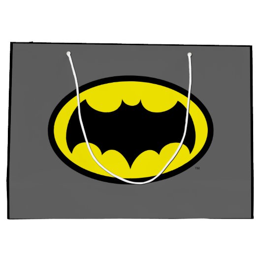 Batman Symbol Große Geschenktüte (Rückseite)