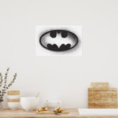 Batman Symbol | Halbtonlogo Poster (Küche)