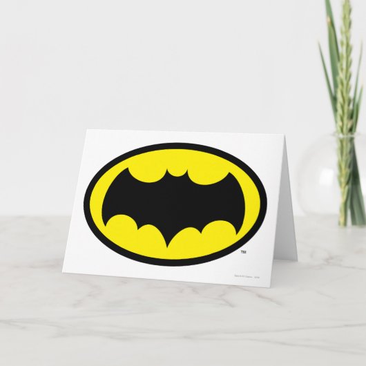 Batman Symbol Karte (Vorderseite)
