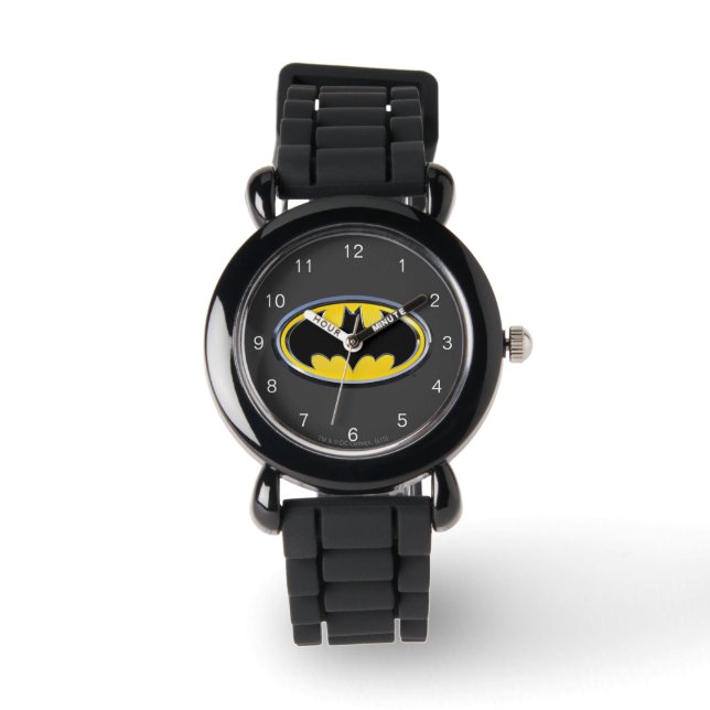 Batman Symbol | Klassisches Logo Armbanduhr (Vorderseite)