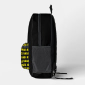 Batman Symbol | Klassisches Logo Bedruckter Rucksack (Rechts)