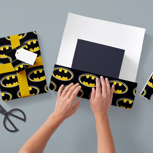 Batman Symbol | Klassisches Logo Geschenkpapier