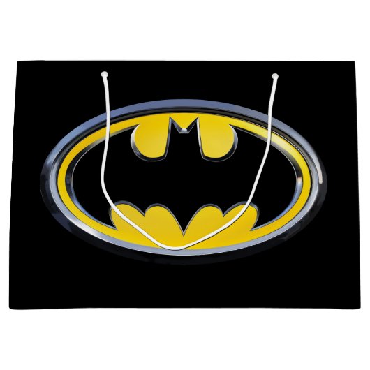 Batman Symbol | Klassisches Logo Große Geschenktüte (Vorderseite)