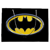 Batman Symbol | Klassisches Logo Große Geschenktüte (Rückseite)