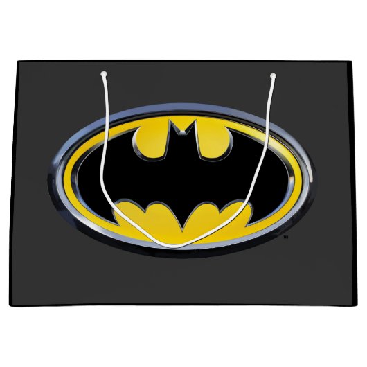 Batman Symbol | Klassisches Logo Große Geschenktüte (Vorderseite)