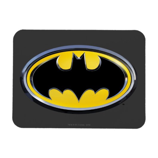 Batman Symbol | Klassisches Logo Magnet (Horizontal)