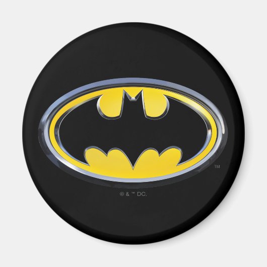 Batman Symbol | Klassisches Logo Magnet (Vorne)