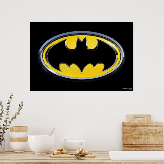 Batman Symbol | Klassisches Logo Poster (Küche)
