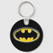 Batman Symbol | Klassisches Logo Schlüsselanhänger (Rückseite)