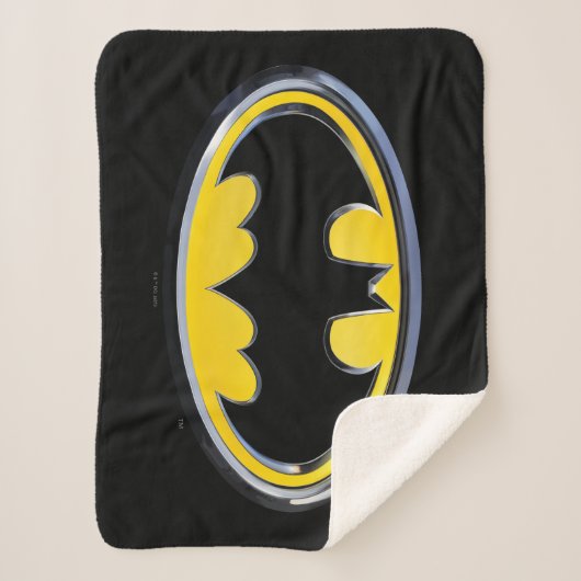 Batman Symbol | Klassisches Logo Sherpadecke (Vorderseite)