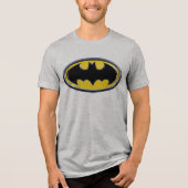 Batman Symbol | Klassisches Logo Tri-Blend Shirt (Vorderseite)