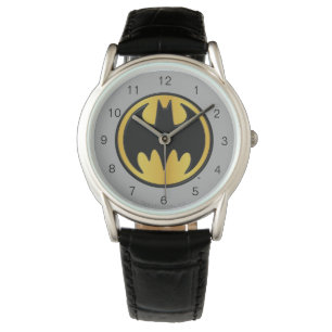 Batman Symbol Klassisches Round-Logo Armbanduhr