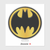 Batman Symbol | Klassisches Round-Logo Aufkleber (Blatt)