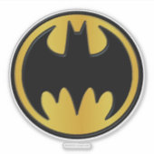 Batman Symbol | Klassisches Round-Logo Aufkleber (Vorderseite)