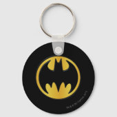 Batman Symbol | Klassisches Round-Logo Schlüsselanhänger (Vorderseite)