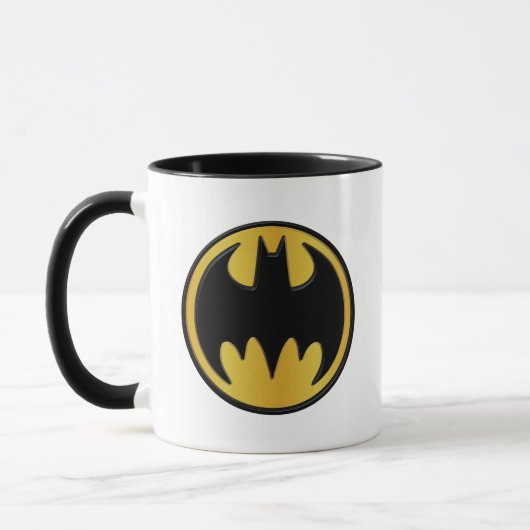 Batman Symbol | Klassisches Round-Logo Tasse (Links)