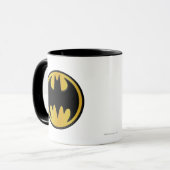 Batman Symbol | Klassisches Round-Logo Tasse (Vorderseite Links)