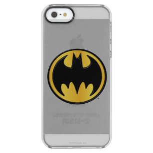 Batman Symbol   Klassisches Round-Logo Durchsichtige iPhone SE/5/5s Hülle