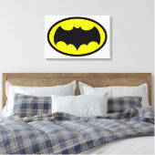 Batman Symbol Leinwanddruck (Insitu (Schlafzimmer))