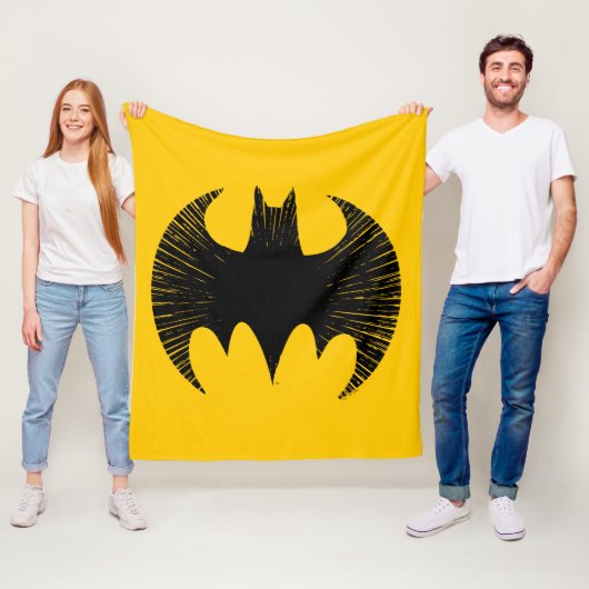 Batman Symbol Logo | Fleecedecke (Beispiel)