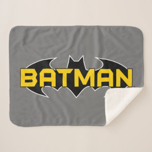 Batman Symbol   Name Gelb/Schwarz Sherpadecke