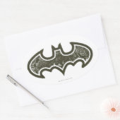 Batman Symbol | Nouveau Logo Ovaler Aufkleber (Umschlag)