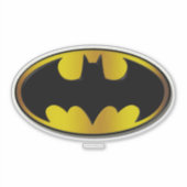 Batman Symbol | Oval Gradient Logo Aufkleber (Vorderseite)