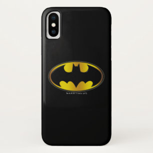 Batman Symbol Oval Gradient Logo iPhone X Hülle