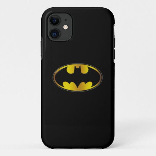 Batman Symbol | Oval Gradient Logo Case-Mate iPhone Hülle (Rückseite)