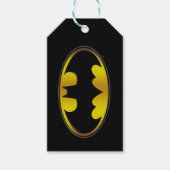 Batman Symbol | Oval Gradient Logo Geschenkanhänger (Vorderseite)