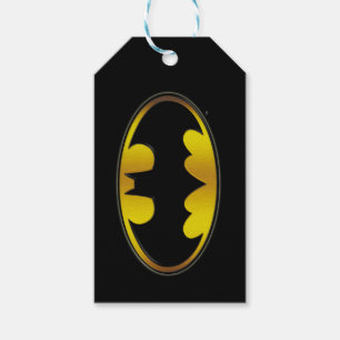 Batman Symbol Oval Gradient Logo Geschenkanhänger
