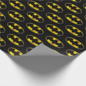 Batman Symbol | Oval Gradient Logo Geschenkpapier (Ecke)