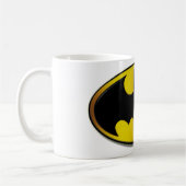 Batman Symbol | Oval Gradient Logo Kaffeetasse (Links)