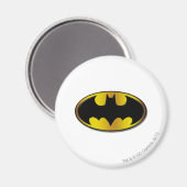 Batman Symbol | Oval Gradient Logo Magnet (Vorderseite/Rückseite)