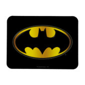 Batman Symbol | Oval Gradient Logo Magnet (Horizontal)