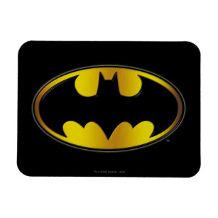 Batman Symbol   Oval Gradient Logo Magnet