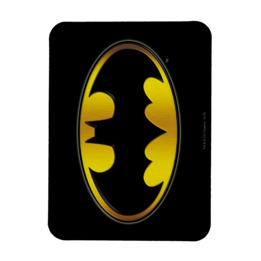 Batman Symbol | Oval Gradient Logo Magnet (Vertikal)